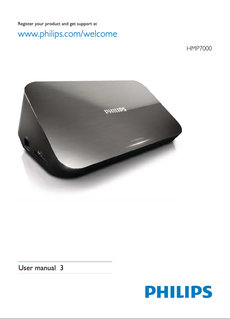 Image de la première page du manuel de l'appareil HMP7000