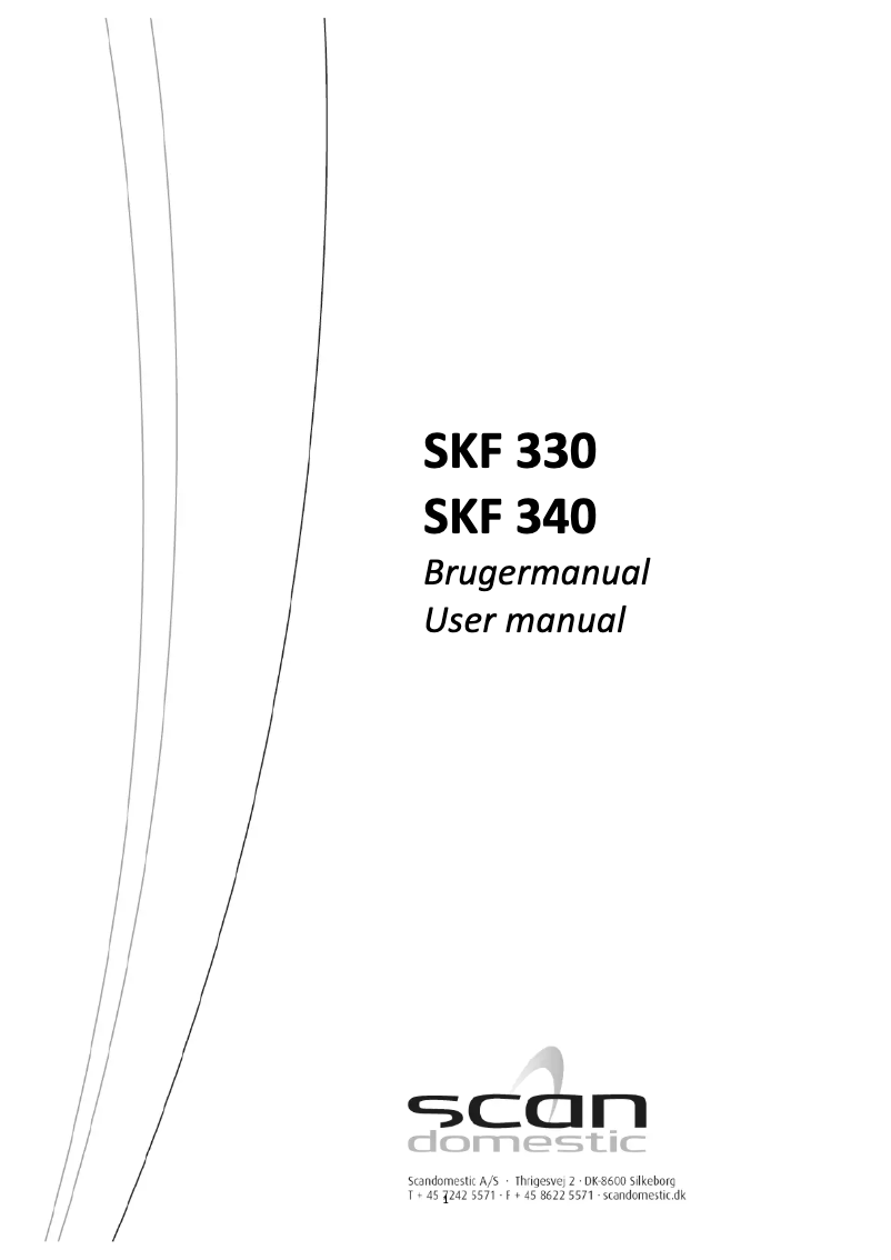 Image de la première page du manuel de l'appareil SKF 330