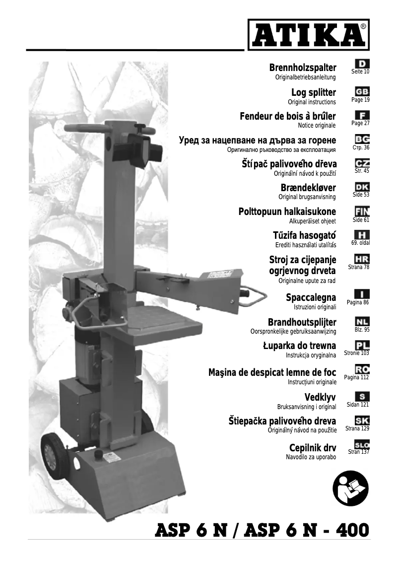 Page 1 de la notice Manuel utilisateur ATIKA ASP 6 N