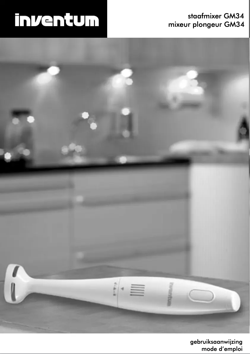 Page n°1 - Manuel utilisateur Inventum GM34