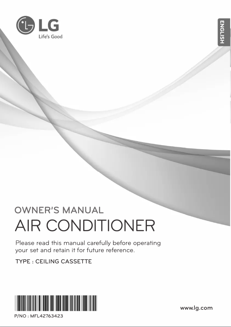 Page 1 de la notice Manuel utilisateur LG ATNQ18GPLE5