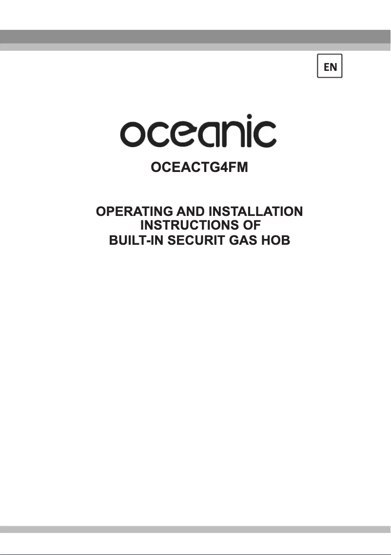 Image de la première page du manuel de l'appareil OCEACTG4FM