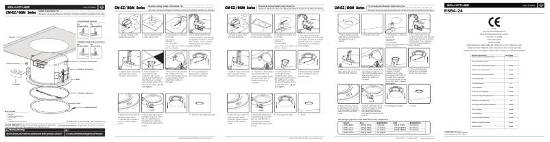 Image de la première page du manuel de l'appareil CM82-EZ-II
