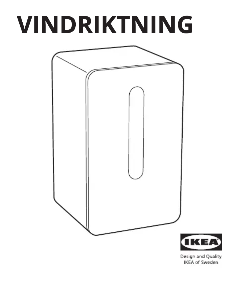 Image de la première page du manuel de l'appareil VINDRIKTNING 704.982.42