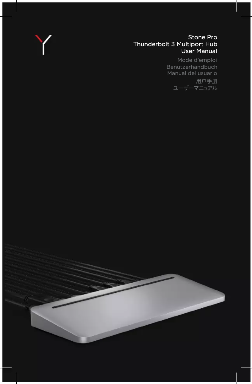 Page n°1 - Manuel utilisateur Brydge Stone Pro Thunderbolt