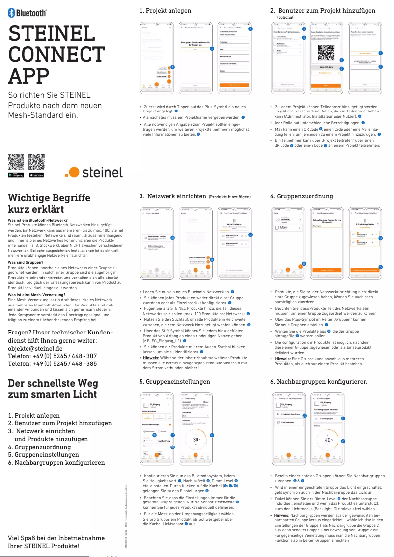 Page 1 de la notice Guide de démarrage rapide Steinel My L 40 SC