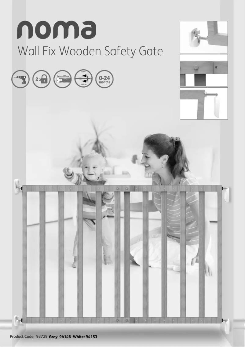 Page 1 de la notice Manuel utilisateur Noma Wall Fix 94146