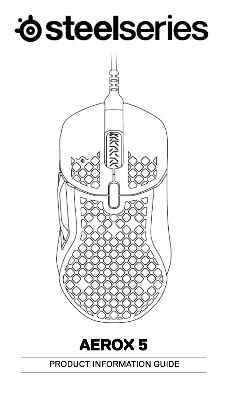 Image de la première page du manuel de l'appareil Aerox 5