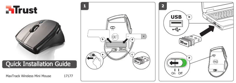 Image de la première page du manuel de l'appareil MaxTrack Wireless Mini