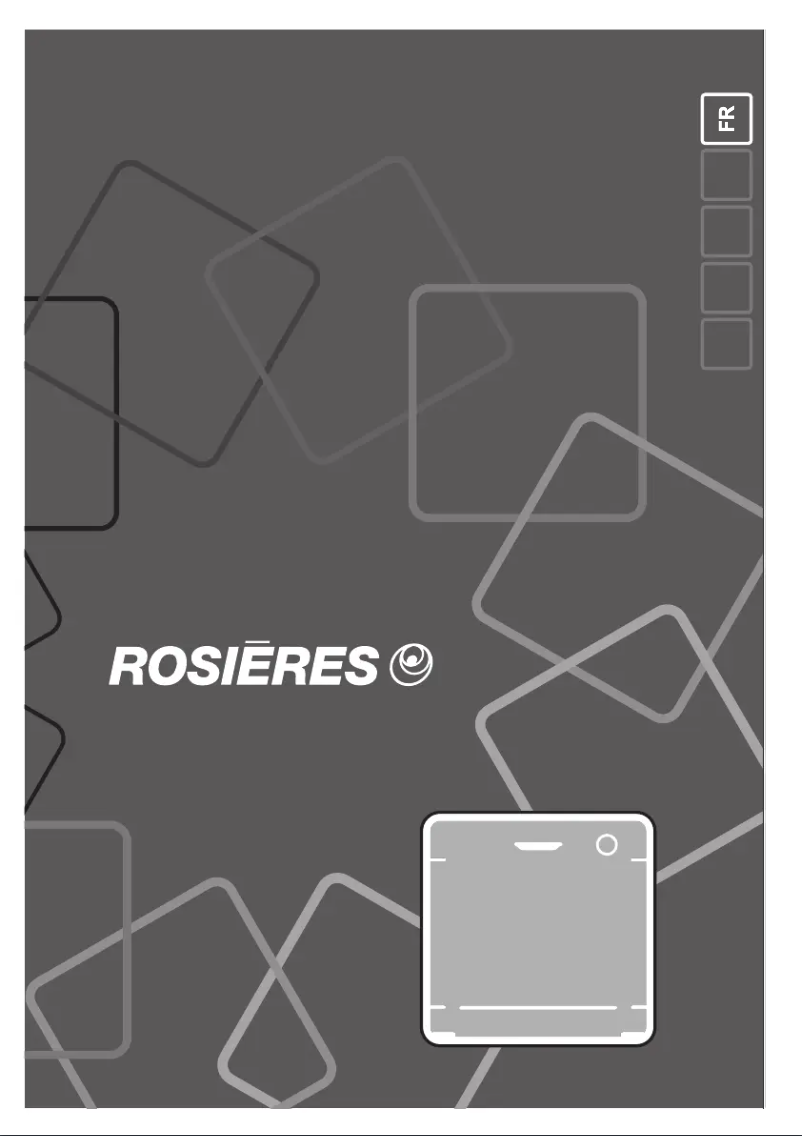 Page n°1 - Manuel utilisateur Rosieres RDIN 2D622PB