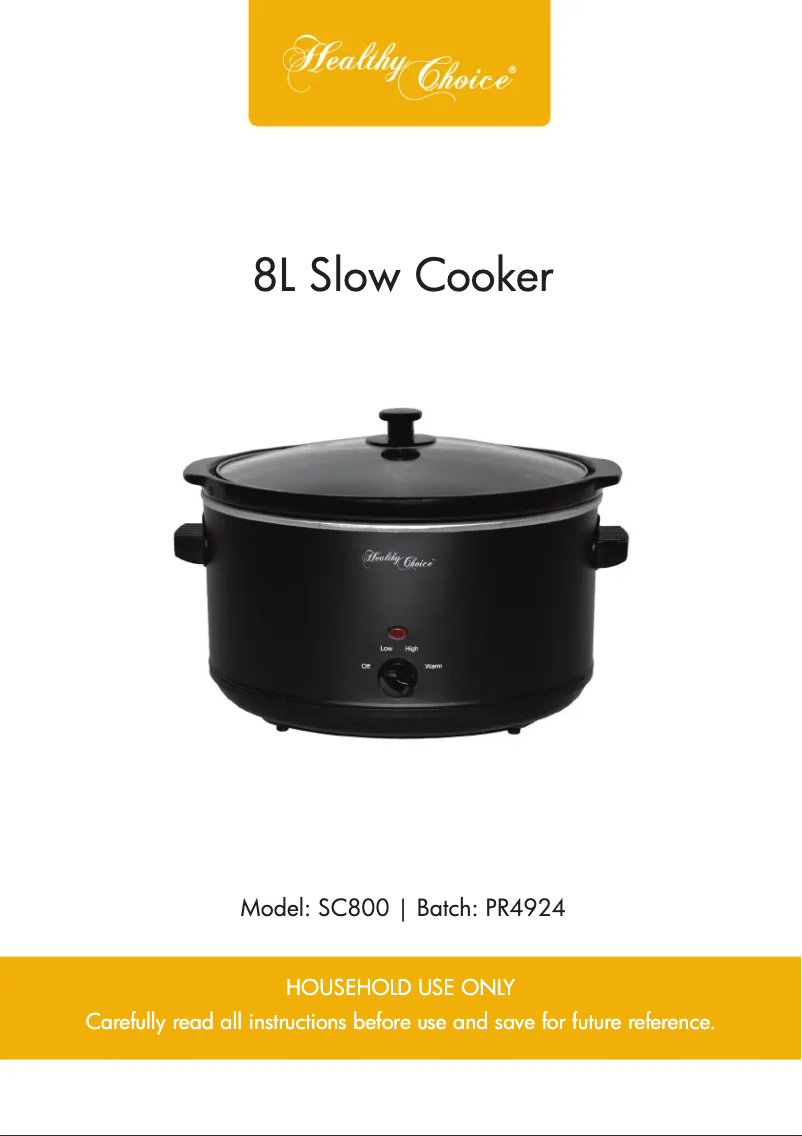 Image de la première page du manuel de l'appareil SC800