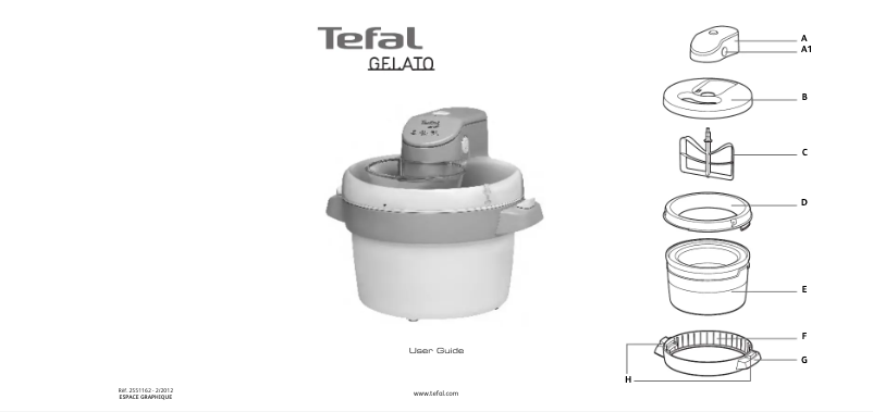 Image de la première page du manuel de l'appareil Gelato IG5007