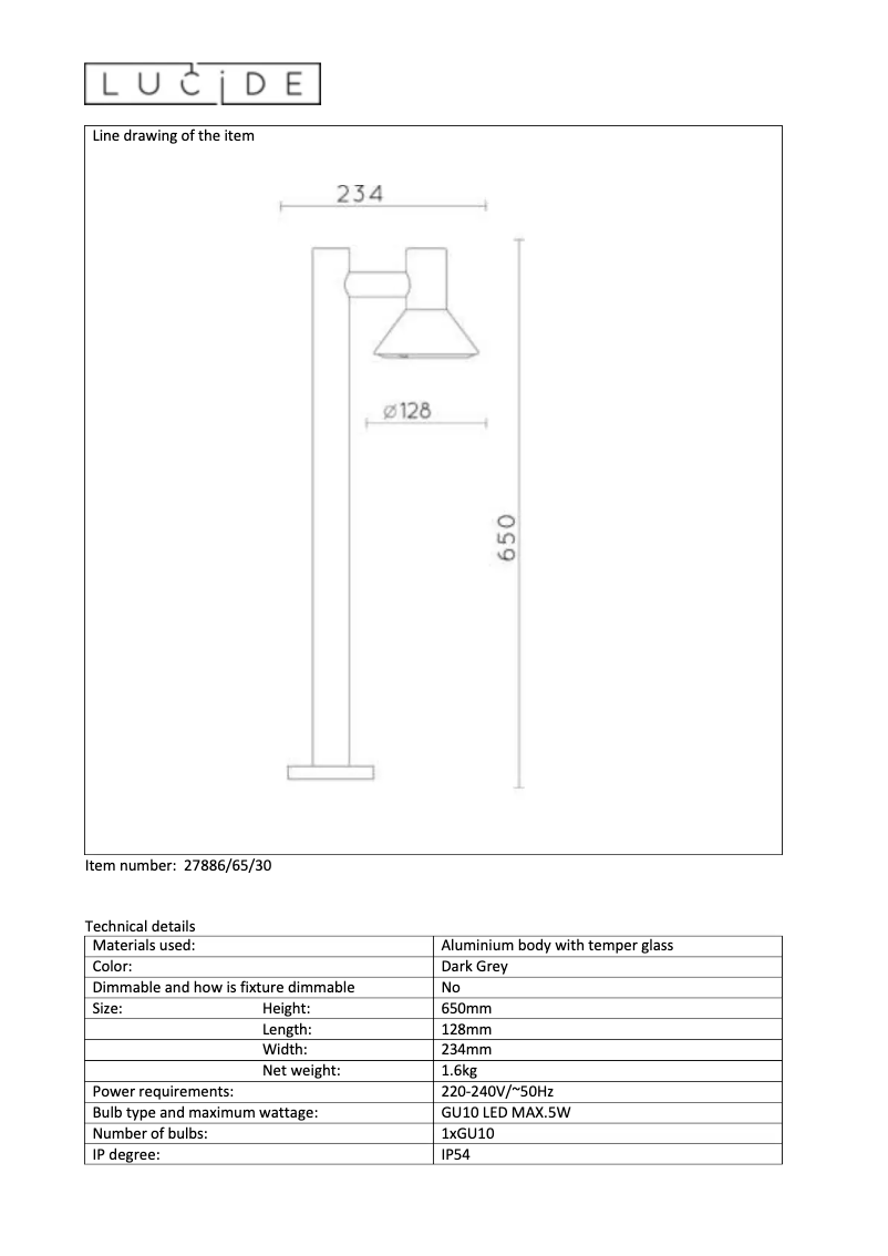 Page n°1 - Manuel utilisateur Lucide Nando
