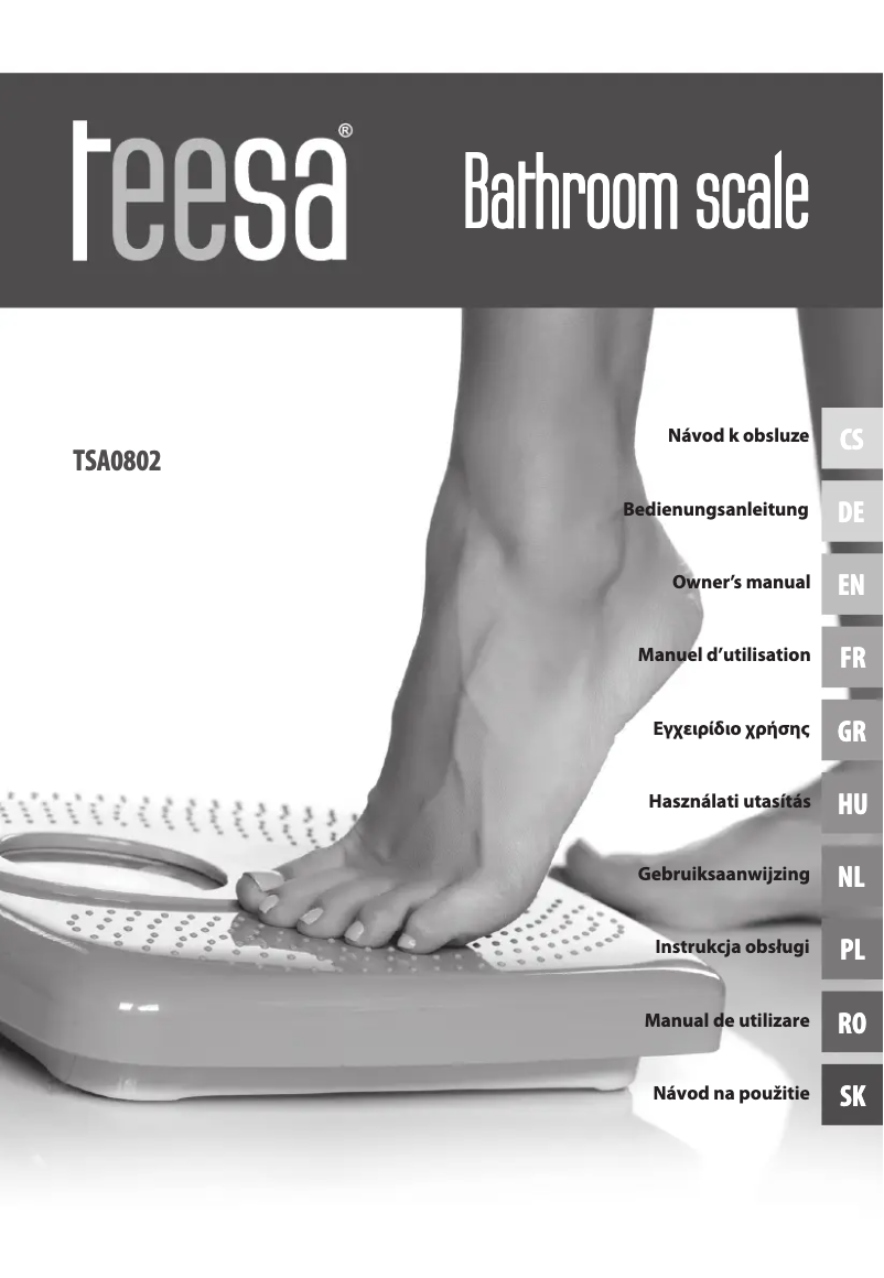 Image de la première page du manuel de l'appareil TSA0802