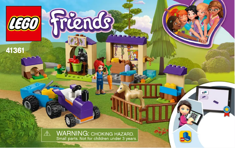 Page 1 de la notice Manuel utilisateur Lego Juniors Friends 41361
