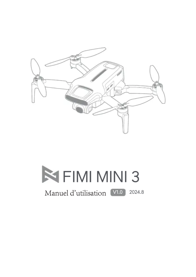 Page n°1 - Manuel utilisateur Fimi Mini 3