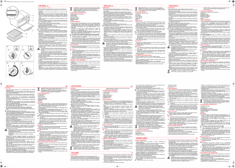 Image de la première page du manuel de l'appareil HO6010