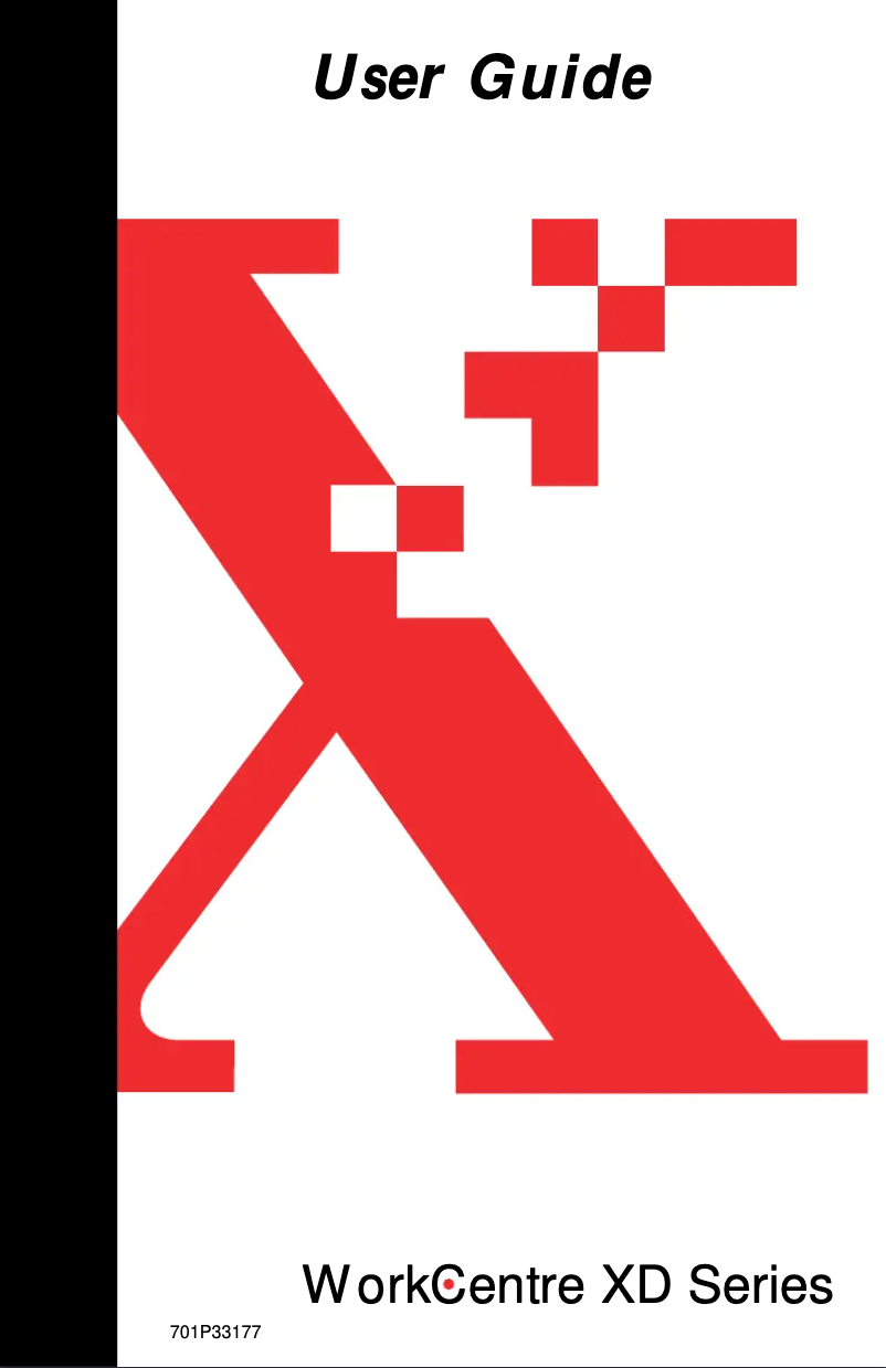 Page 1 de la notice Manuel utilisateur Xerox WorkCentre XD104