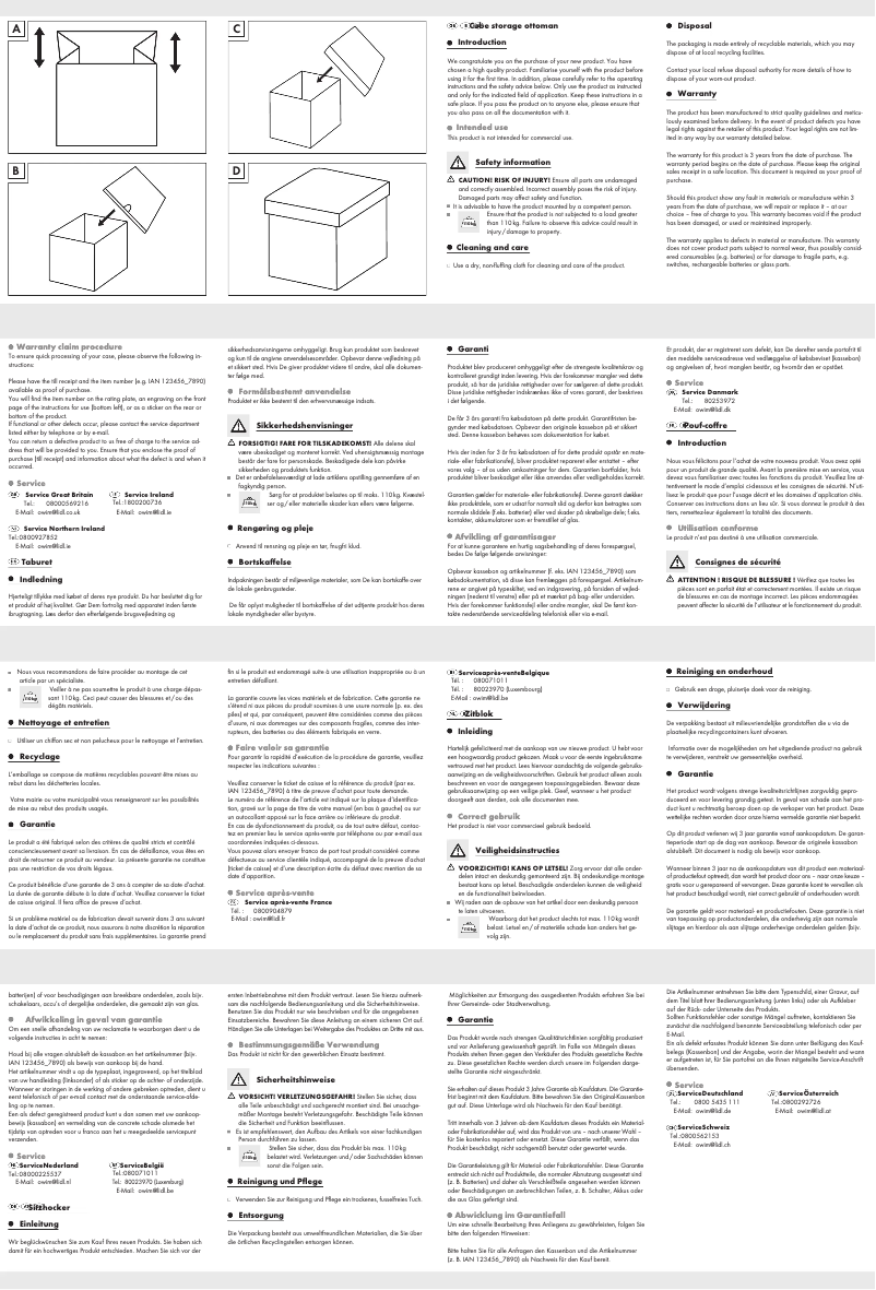 Page n°1 - Manuel utilisateur Livarno Lux IAN 353689