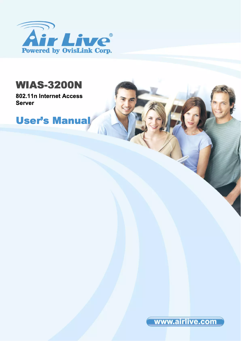 Page 1 de la notice Manuel utilisateur AirLive WIAS-3200N