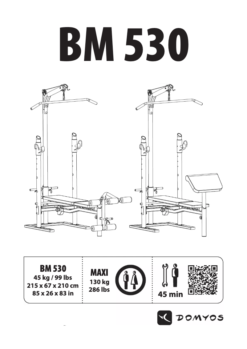 Image de la première page du manuel de l'appareil BM 530