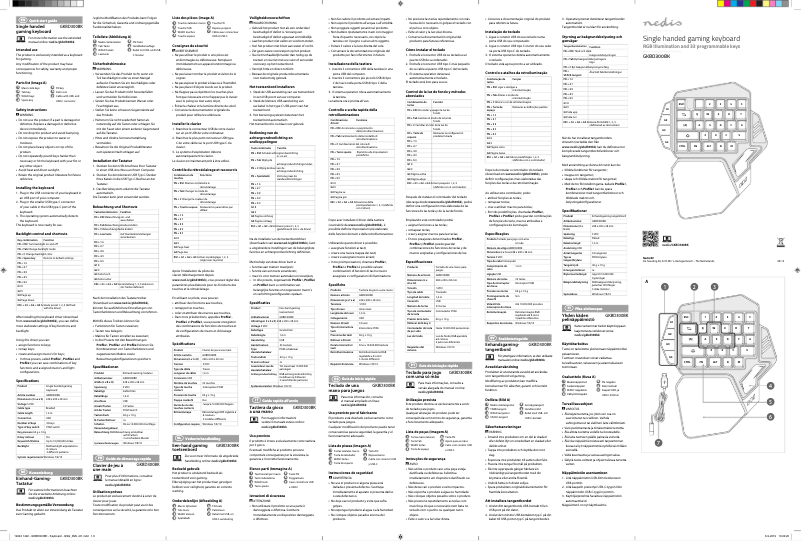 Image de la première page du manuel de l'appareil GKBD300BK