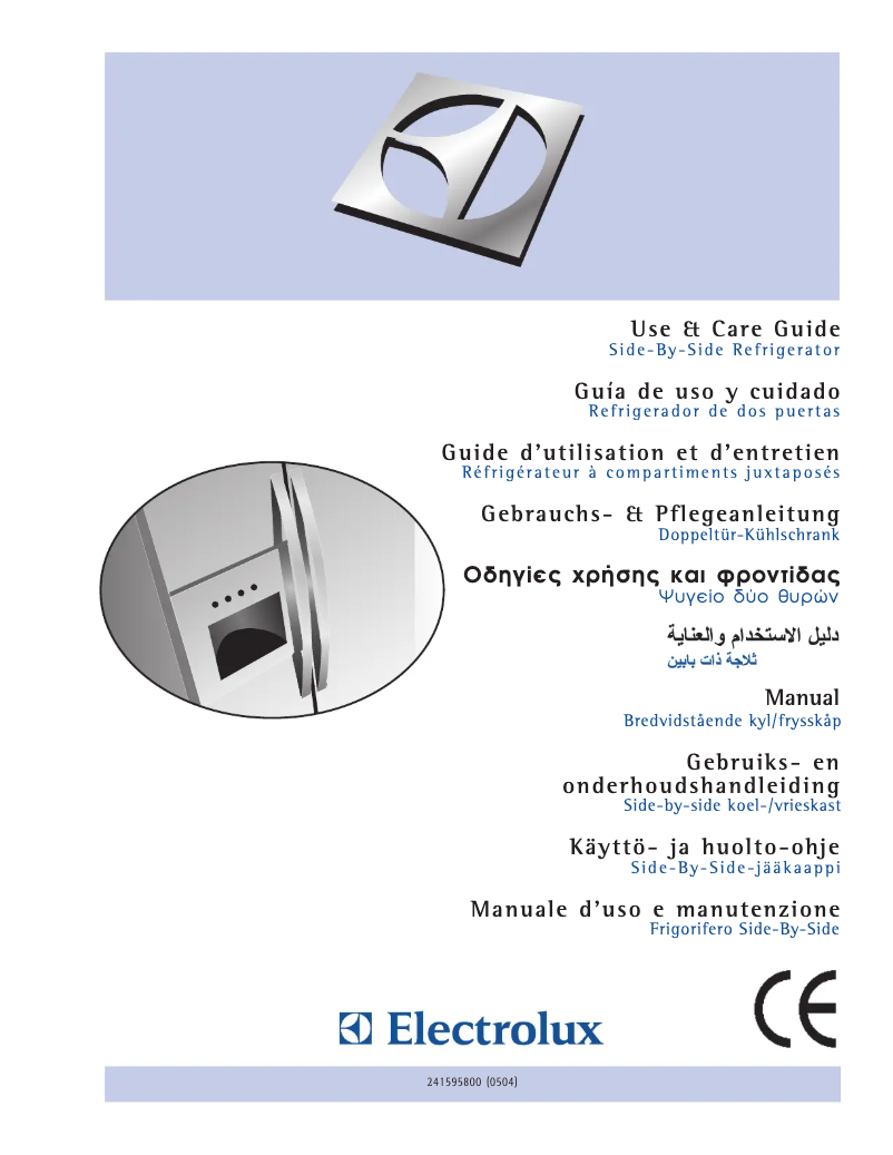 Page 1 de la notice Manuel utilisateur Electrolux ERL6296XX