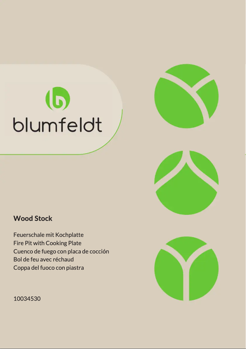 Page 1 de la notice Manuel utilisateur Blumfeldt Wood Stock