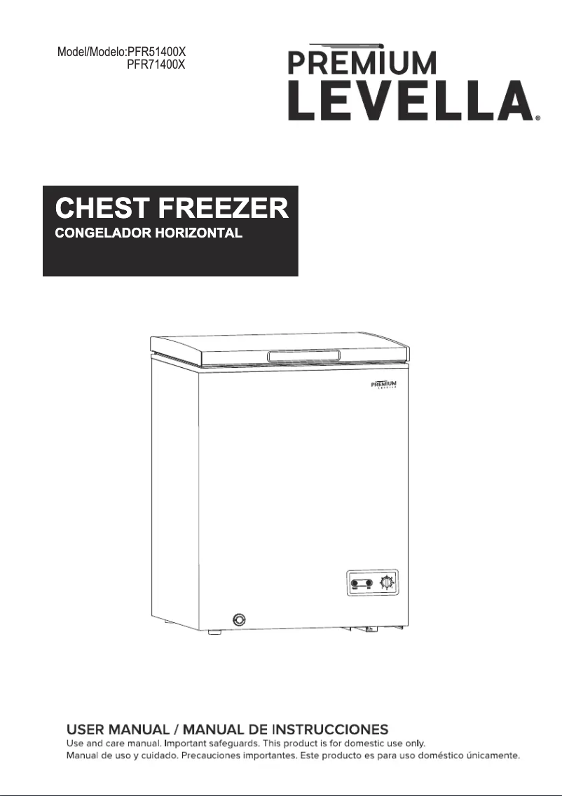 Page 1 de la notice Manuel utilisateur Premium PFR71400X