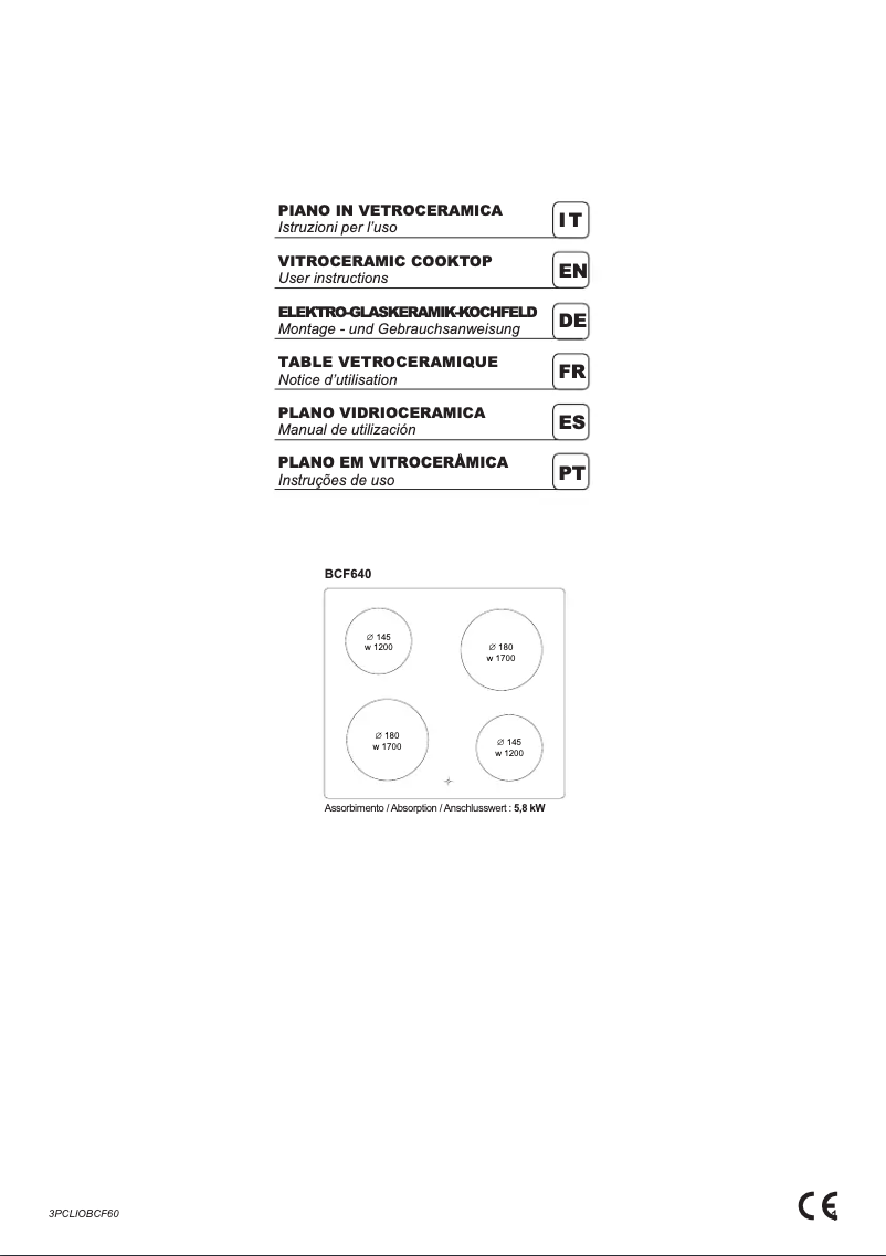 Page n°1 - Manuel utilisateur Emax BCF640