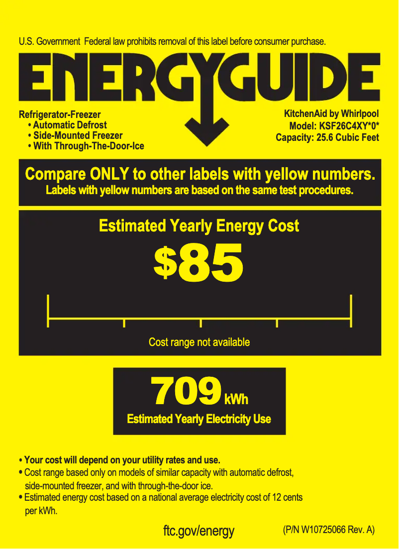 Image de la première page du manuel de l'appareil KSF26C4XYW