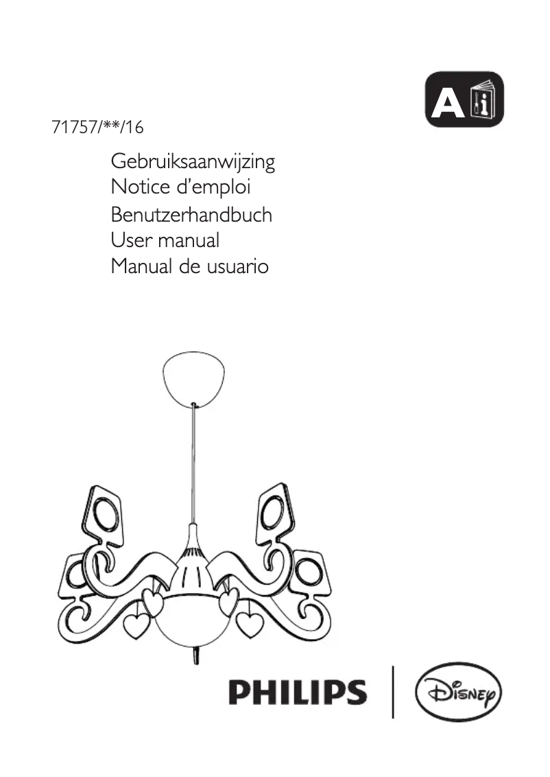 Page 1 of the manual User Manual Philips Disney 71757/28/16