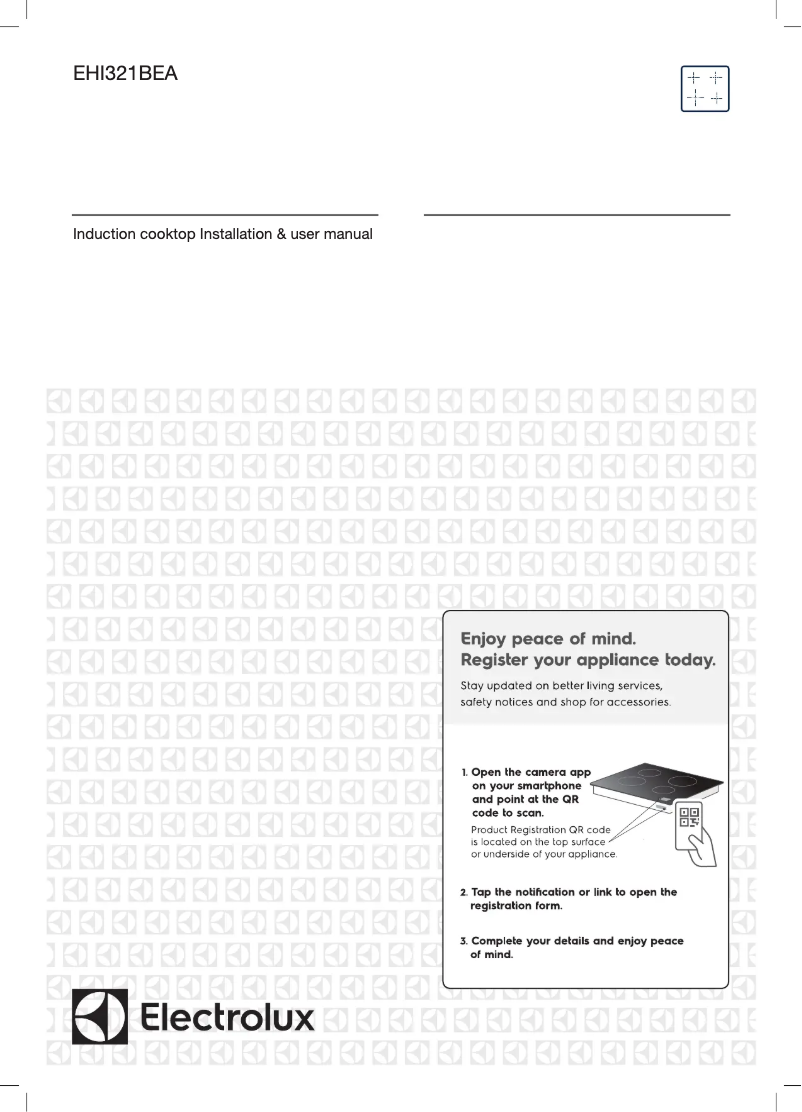 Image de la première page du manuel de l'appareil UltimateTaste 300 EHI321BEA