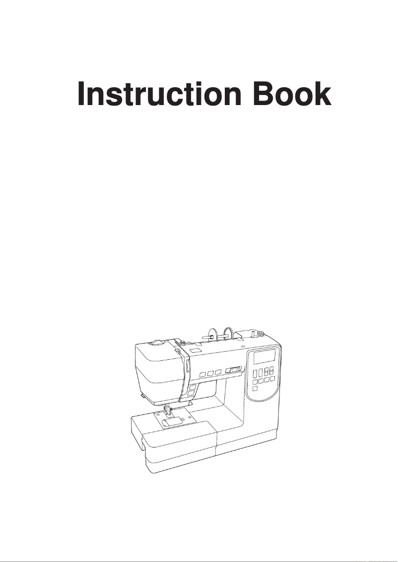 Page 1 de la notice Manuel utilisateur Janome M7050