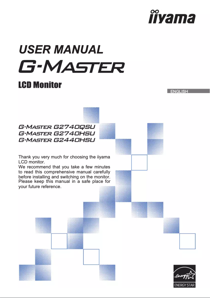 Image de la première page du manuel de l'appareil G-Master G2440HSU-B1