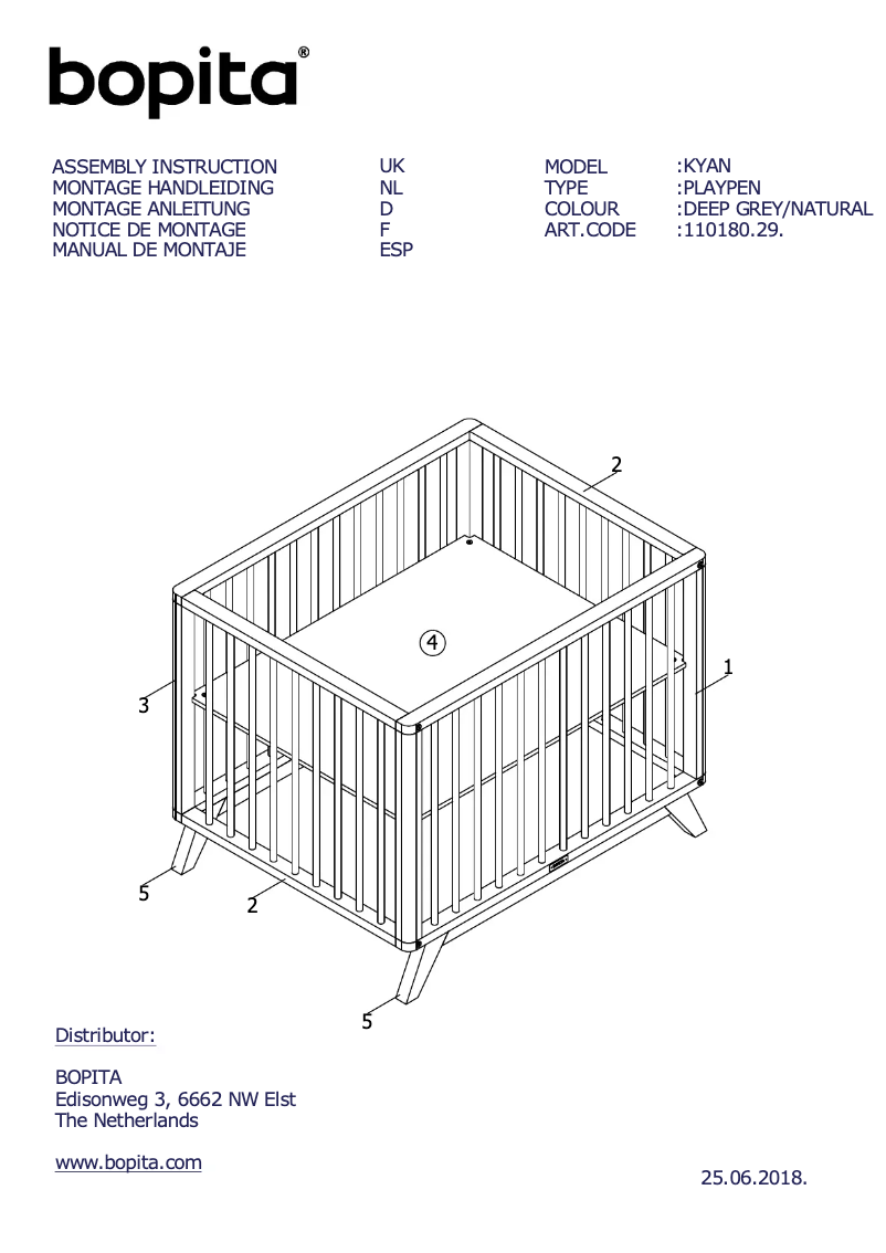 Page n°1 - Manuel utilisateur Bopita Kyan