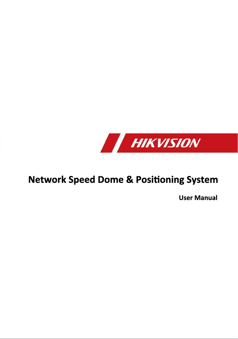 Page 1 de la notice Manuel utilisateur Hikvision DS-2DF6A236X-AEL(T3)