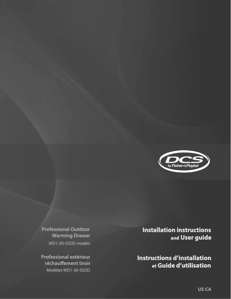 Página 1 del manual Manual de usuario DCS WD130SSOD