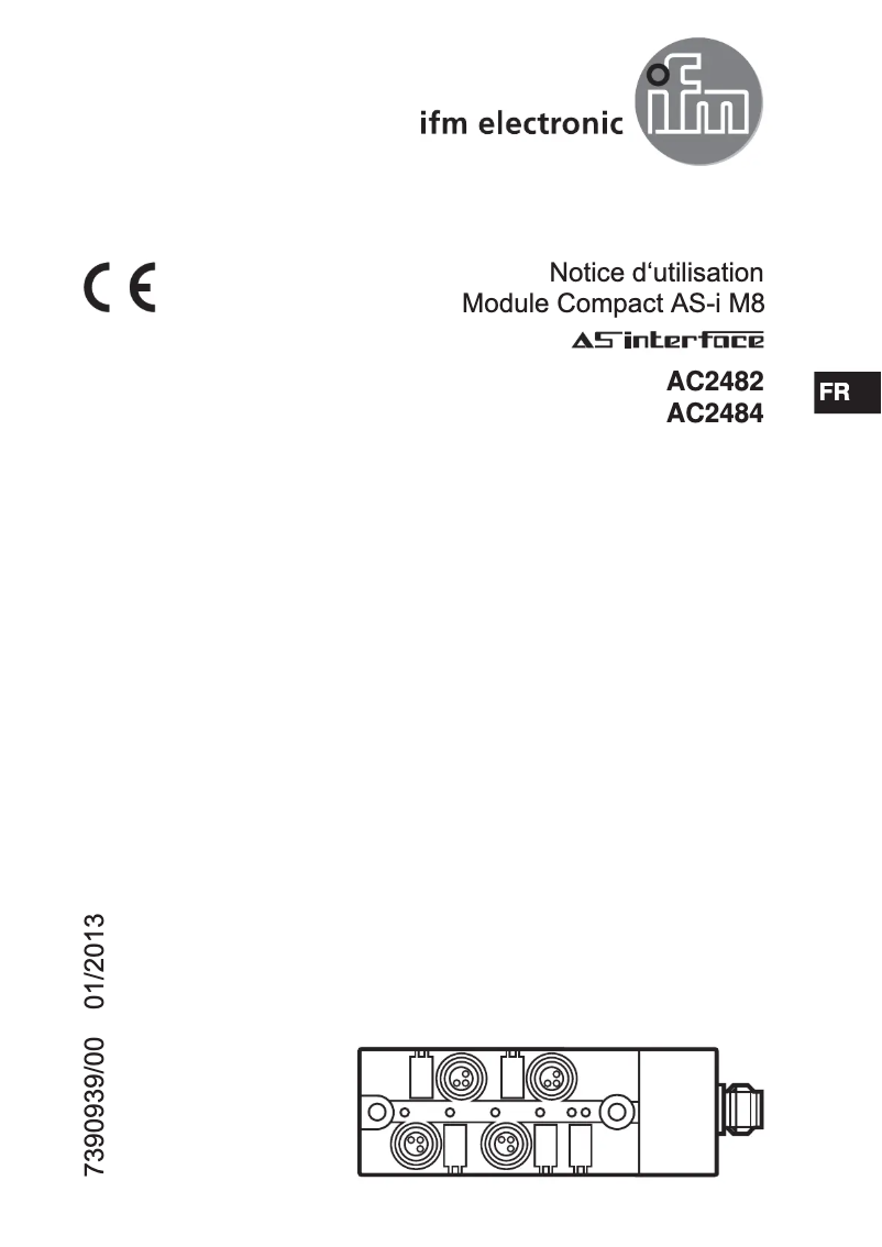 Image de la première page du manuel de l'appareil AC2482