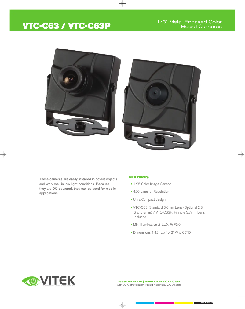 Page 1 de la notice Manuel utilisateur Vitek VTC-C63P