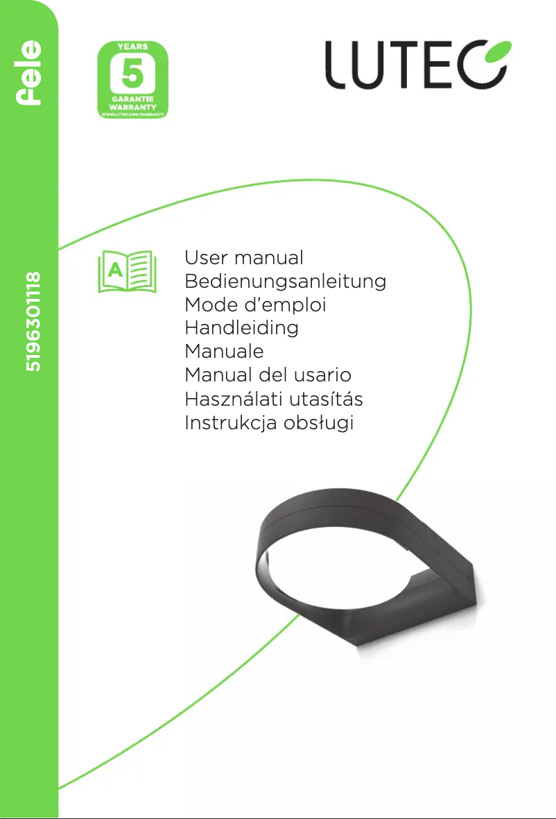 Page 1 de la notice Manuel utilisateur Lutec Fele