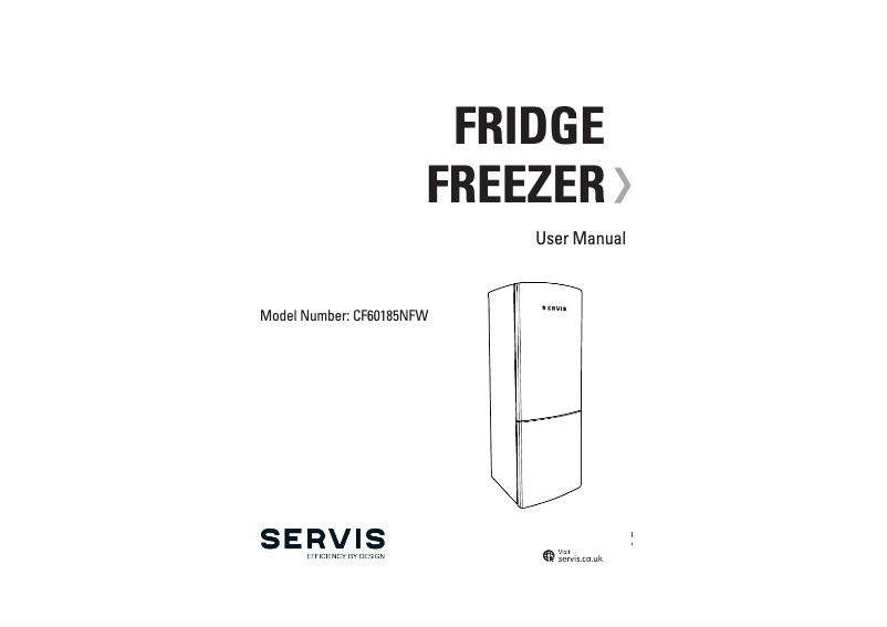 Page n°1 - Manuel utilisateur Servis CF60185NFW