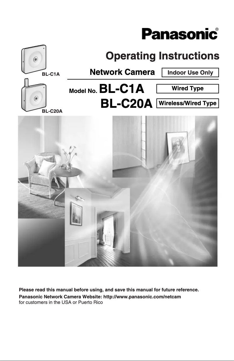 Página 1 del manual Manual de usuario Panasonic BL-C20A