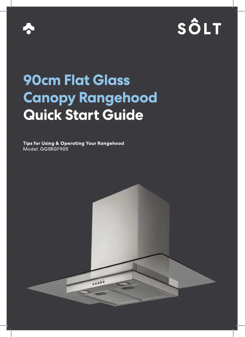 Página 1 del manual Guía de inicio rápido Sôlt GGSRGF90S