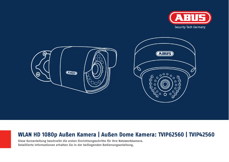 Page n°1 - Manuel utilisateur Abus TVIP62560