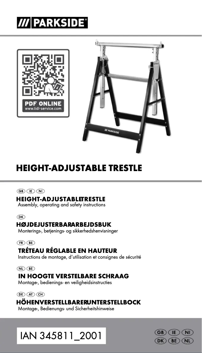 Image de la première page du manuel de l'appareil IAN 345811