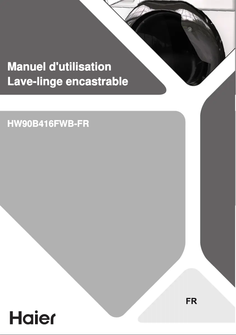Image de la première page du manuel de l'appareil HW90B416FWB