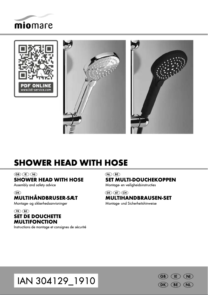 Page n°1 - Manuel utilisateur Miomare HG06205