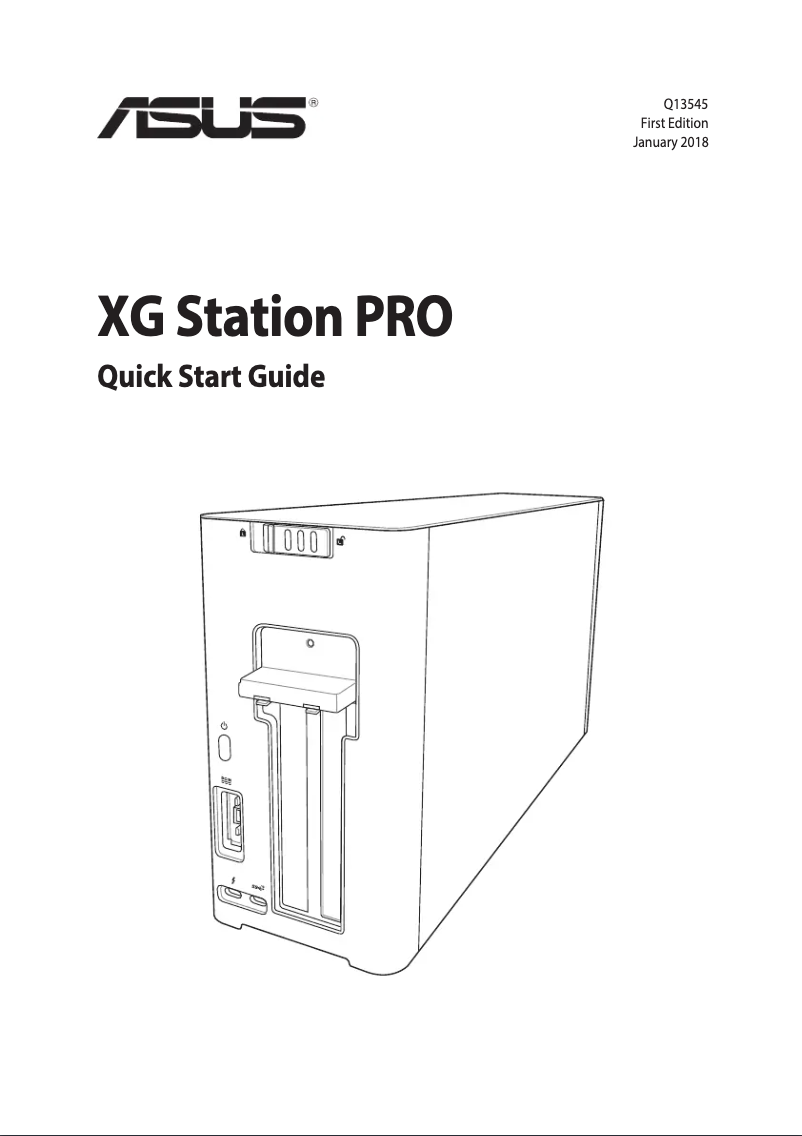 Image de la première page du manuel de l'appareil XG Station Pro