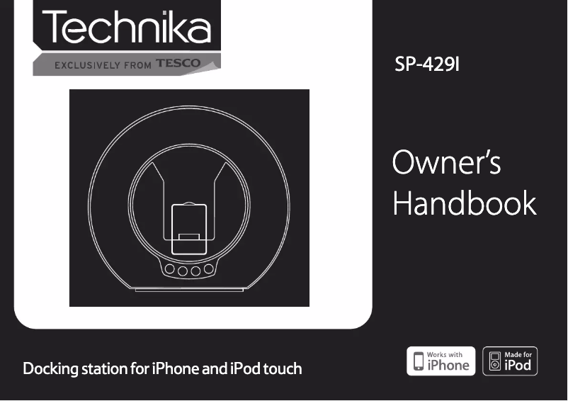 Page n°1 - Manuel utilisateur Technika Tesco SP-429I